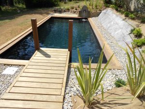 piscine avec ponton